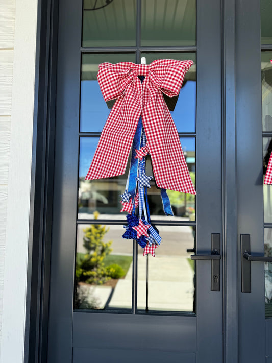 Celebrate the Fourth of July with Stunning Door Bows