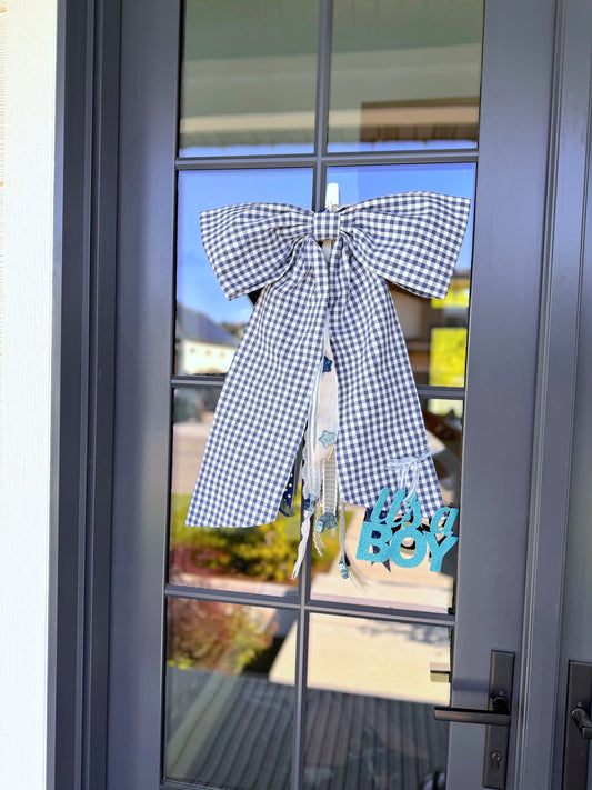 Announcing Your New Baby with Style: Crib and Door Bows
