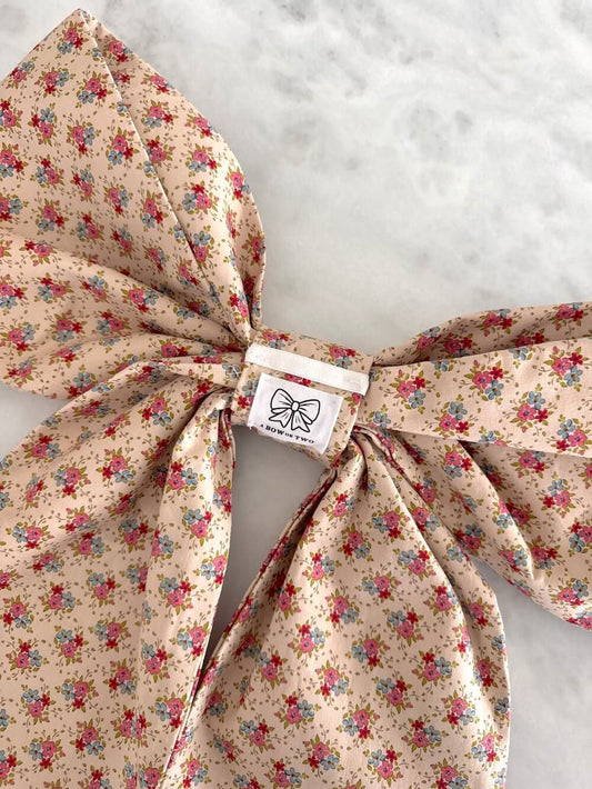 Floral Door Bow