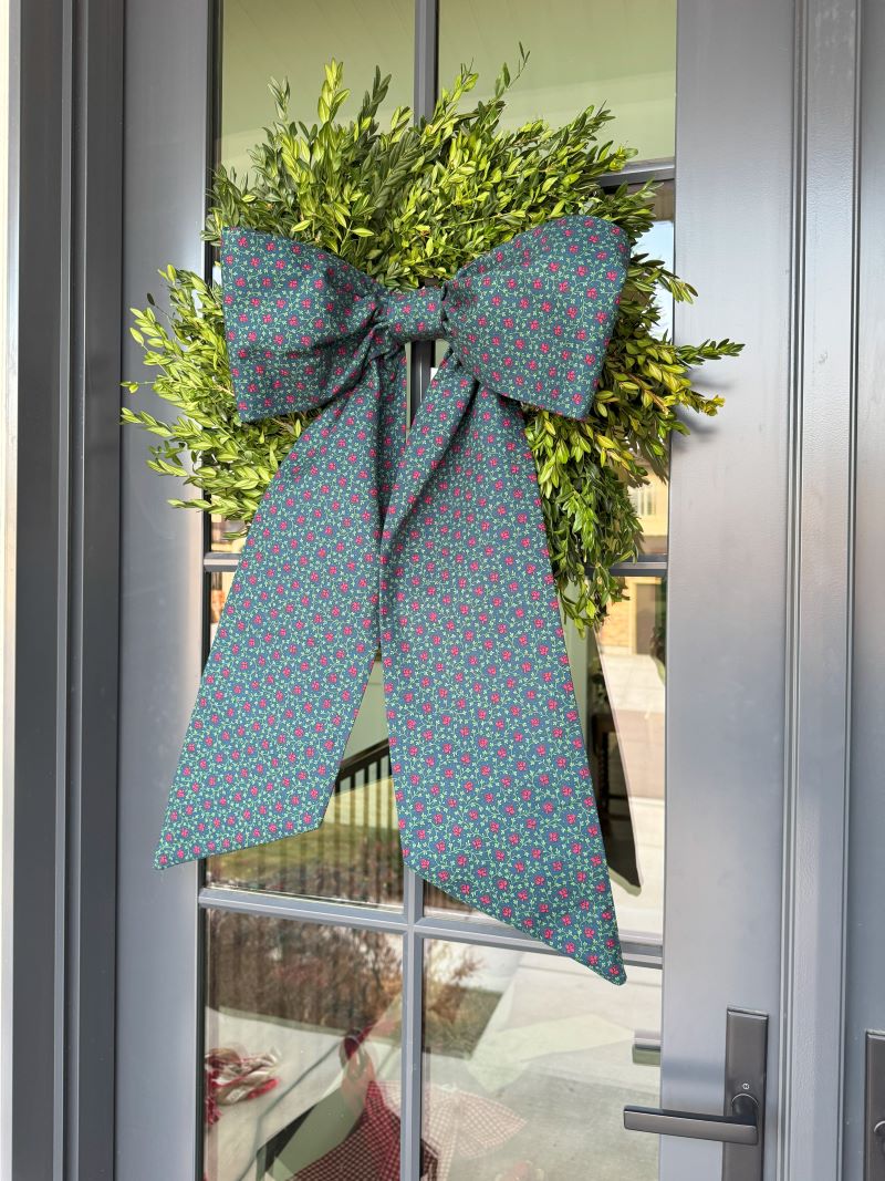 Holiday Decorating with the Christmas Floral Bow