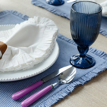 Blue Belle Ruffled Placemats – Set of 4