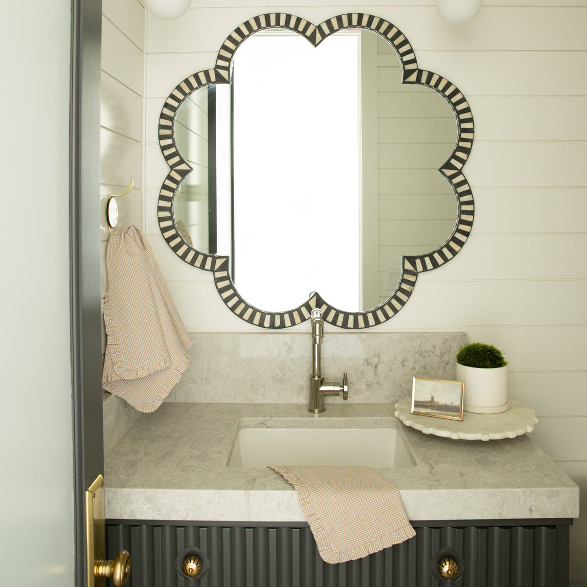 Cream 2-Piece Dish Towel and Cloth Set