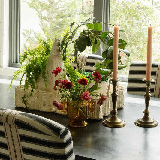 Scalloped Wicker Basket