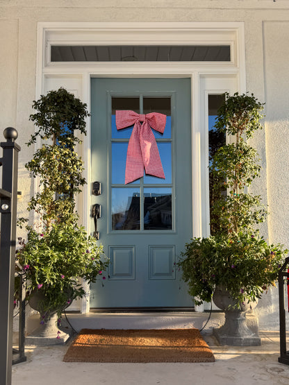 Red Gingham Bow