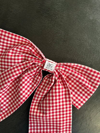 Red Gingham Bow