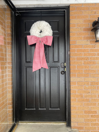 Red Gingham Bow