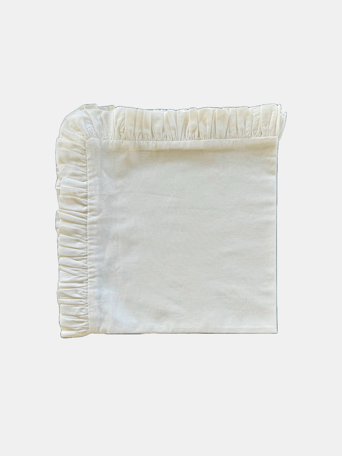 White Ruffled Napkins - Set of 4