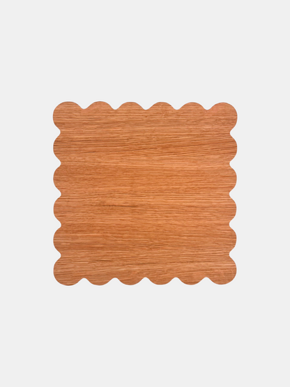 Scalloped Oak Cutting Boards