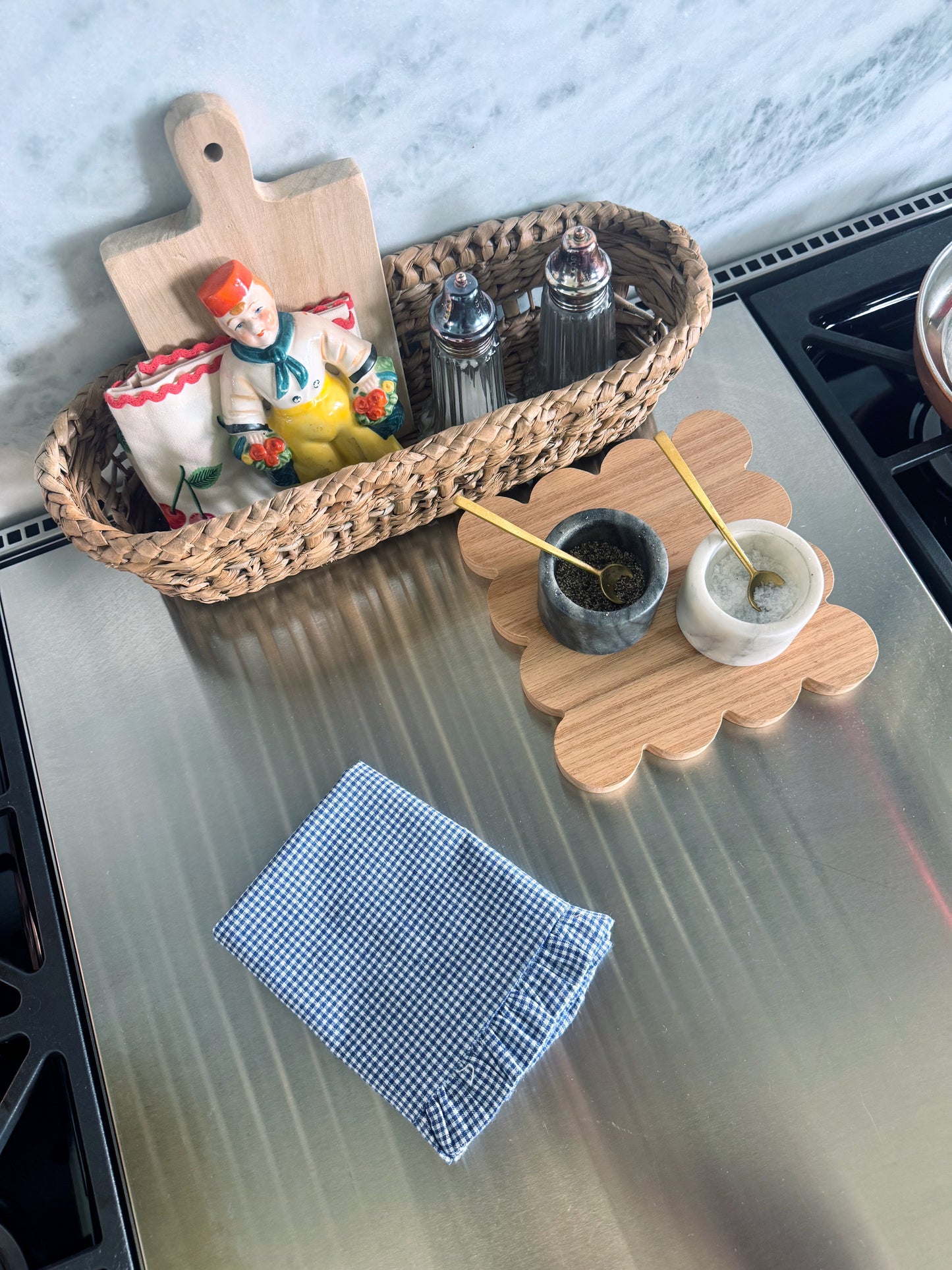 Blue 2-Piece Dish Towel and Cloth Set