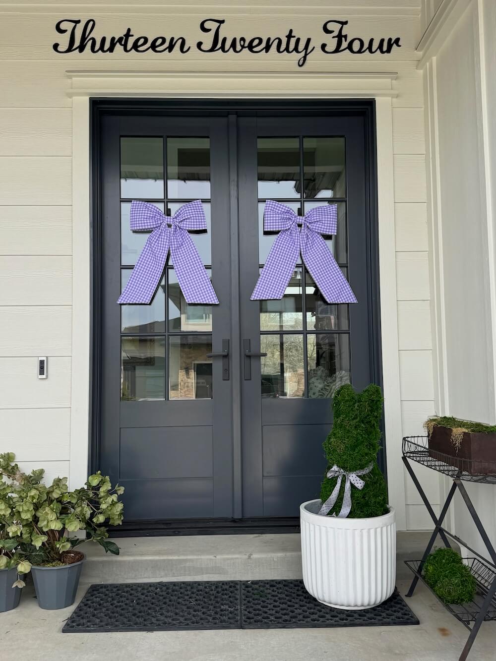 Easter Lavender Polyester Bow